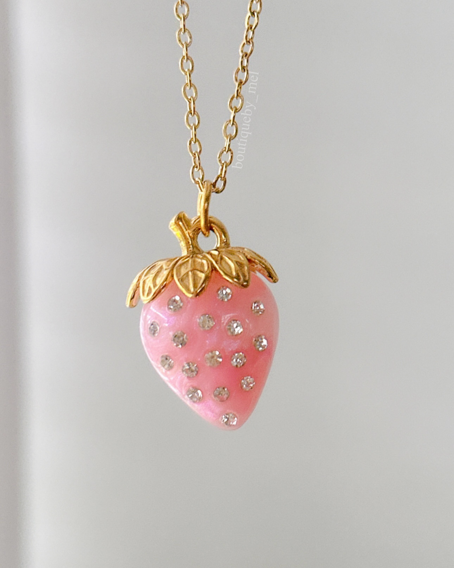 Strawberry Glow Necklace