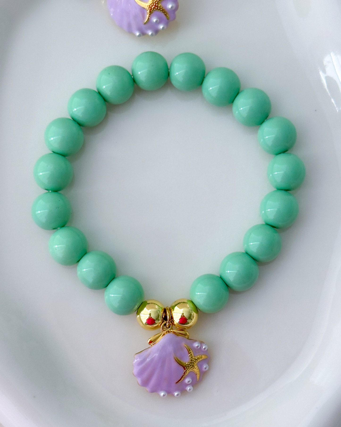 Purple Shell Bracelet