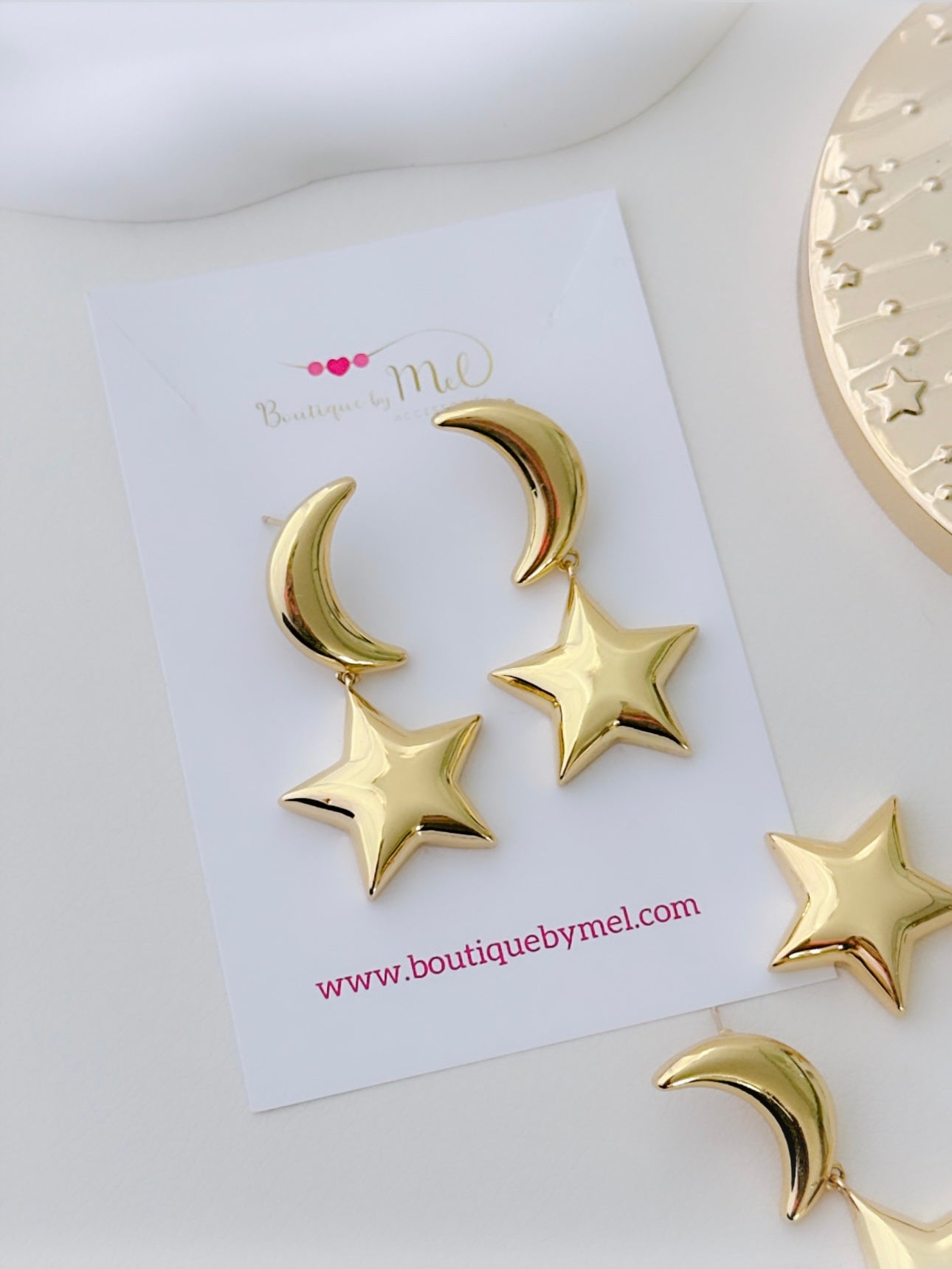 Moon & Star Earrings