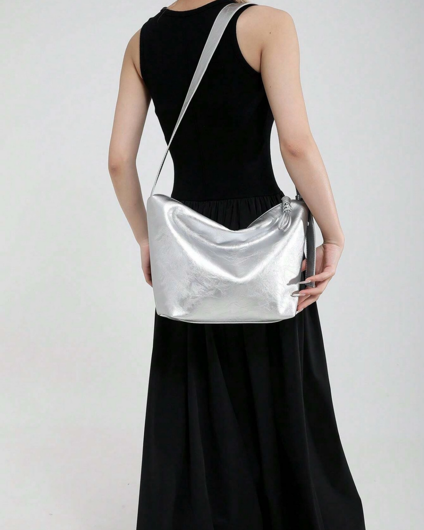 Silver Handbag / Crossbody