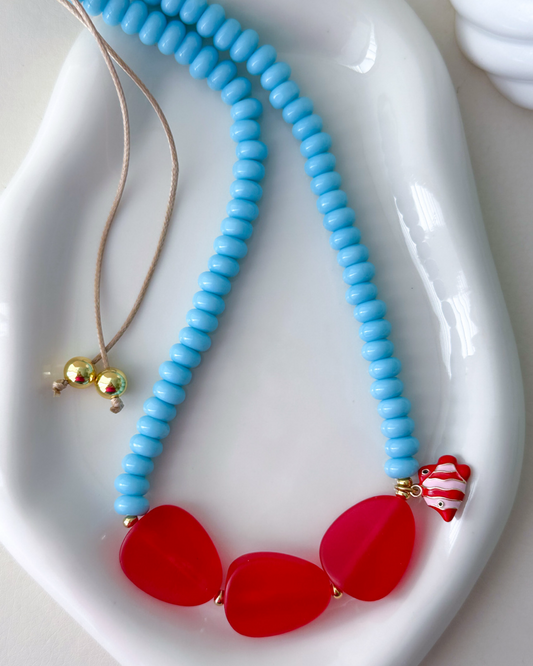 Blue Sea Necklace