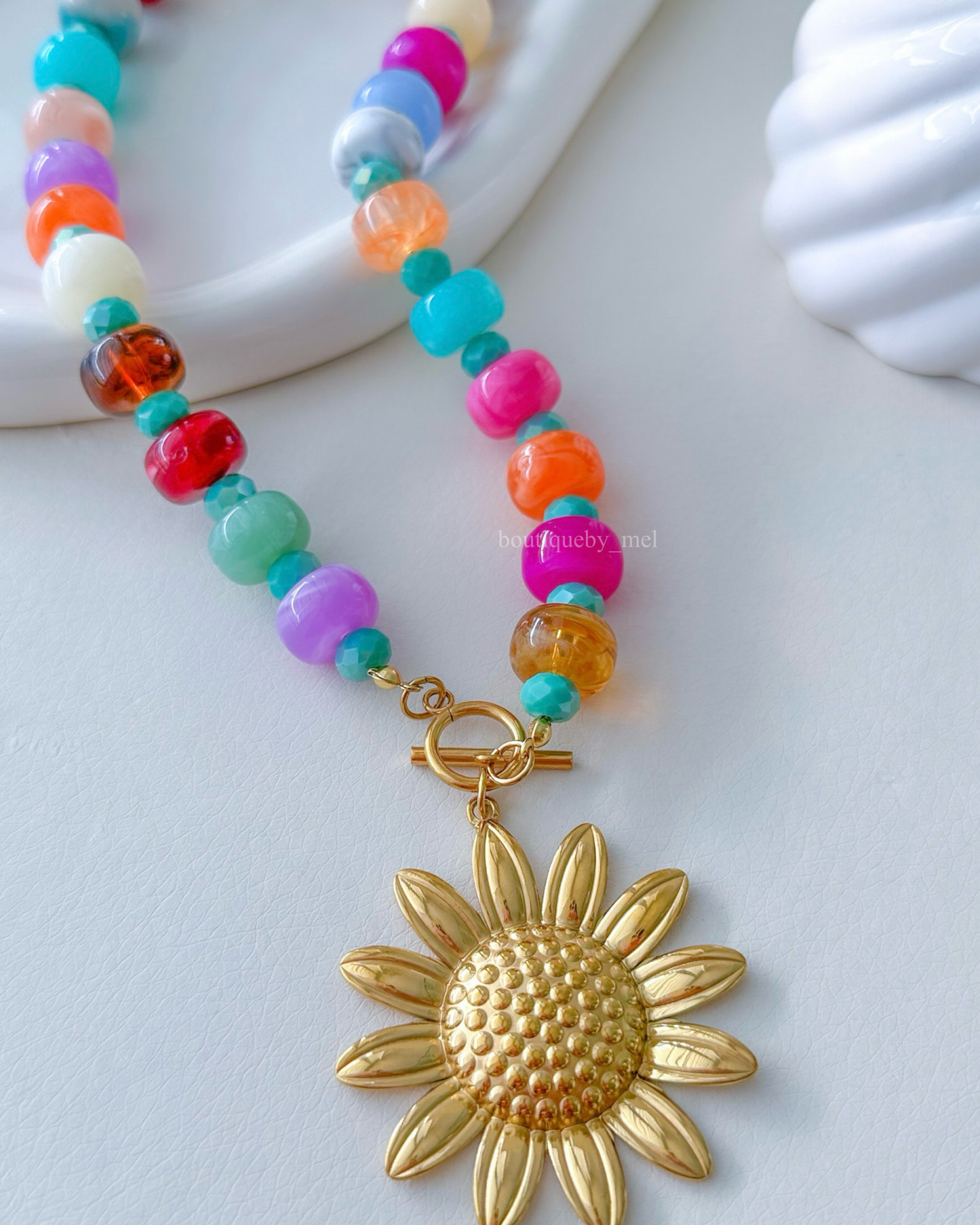 Sunflower Necklace