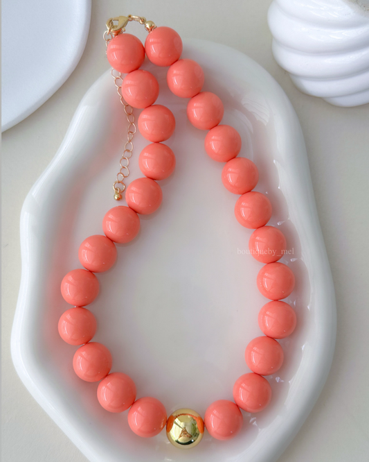 Peachy Necklace