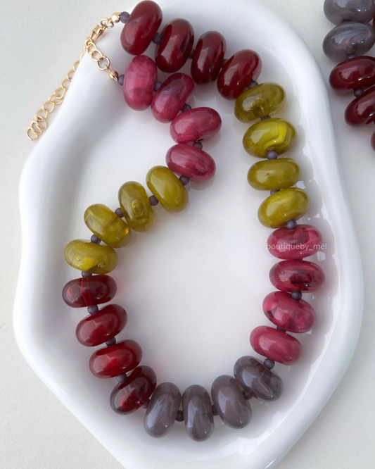 Berry Olive Necklace