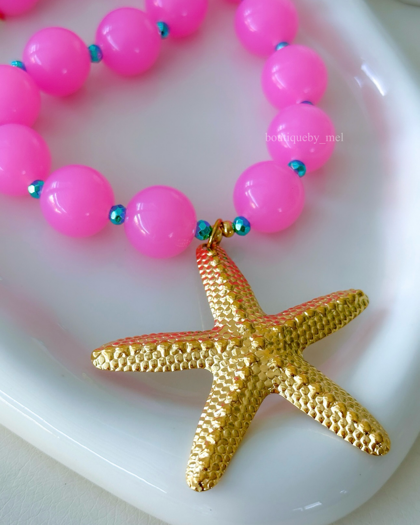 Pink Splash Necklace