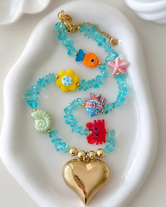 Sea Lover Necklace 🌊❤️