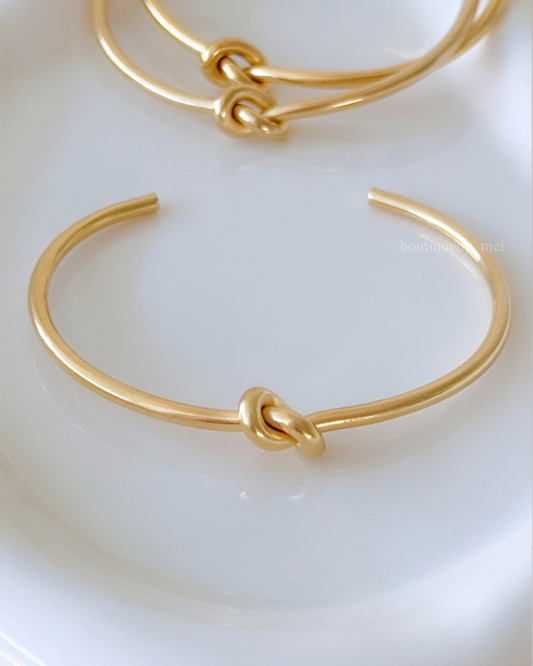 Golden Knot Bangle