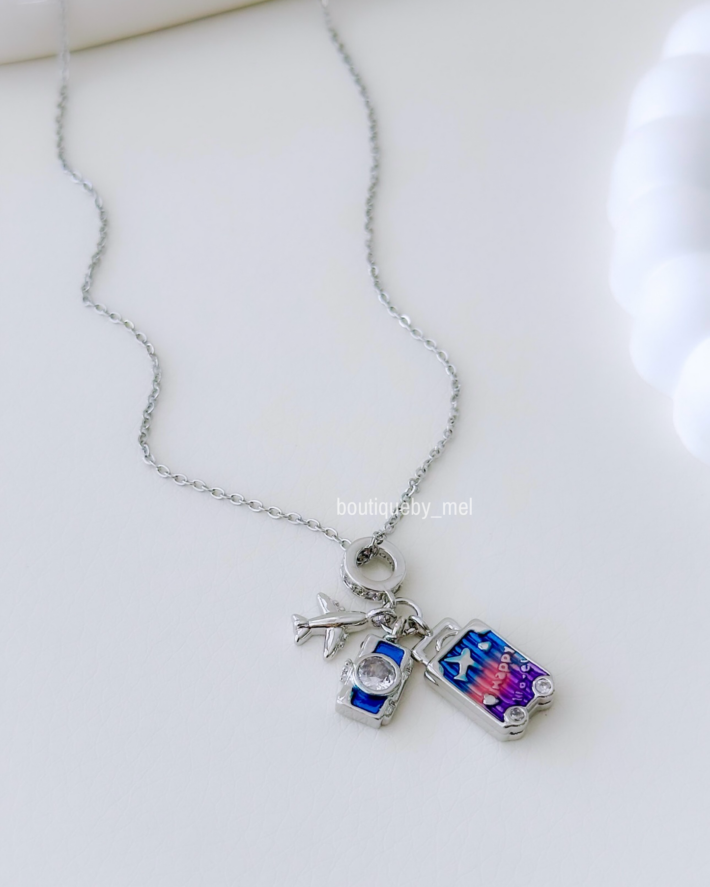 Happy Travel Necklace