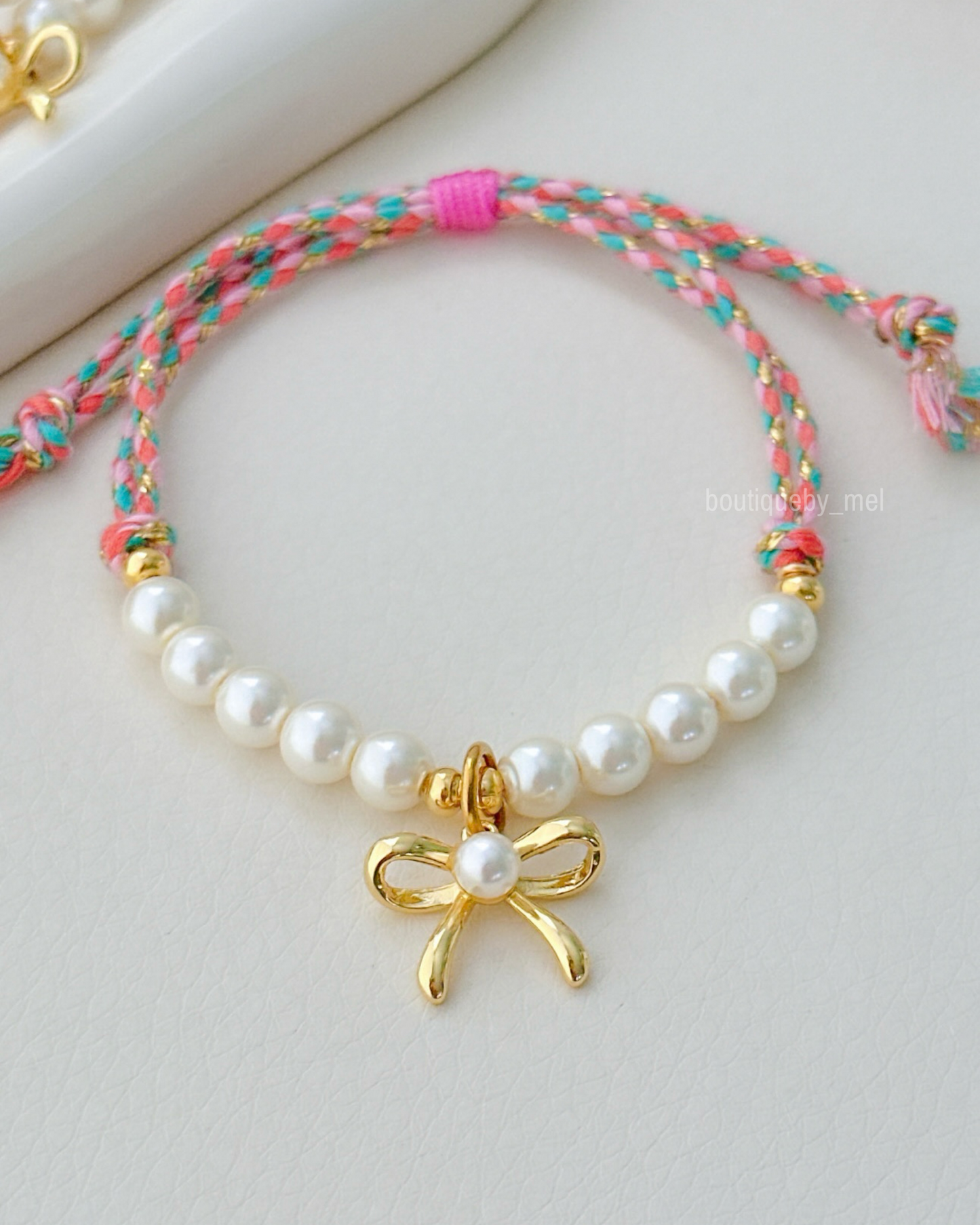Pearl Bow Bracelet