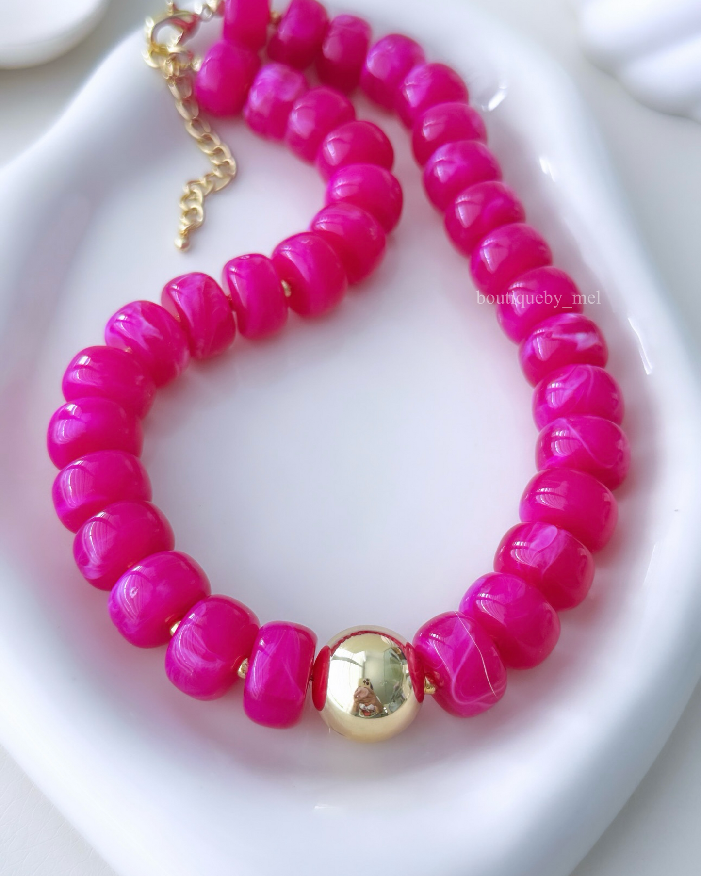 Amalfi Fucsia Necklace