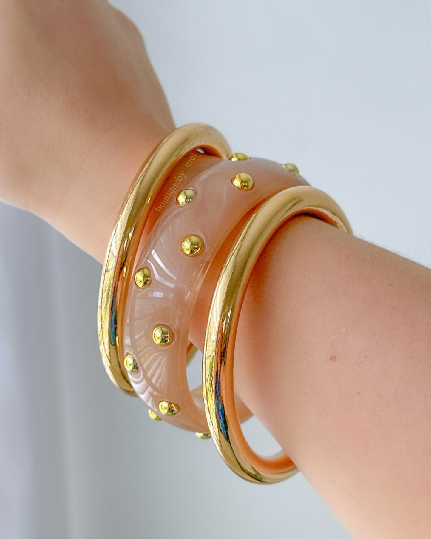 Golden Dots Bangles / Set of 3