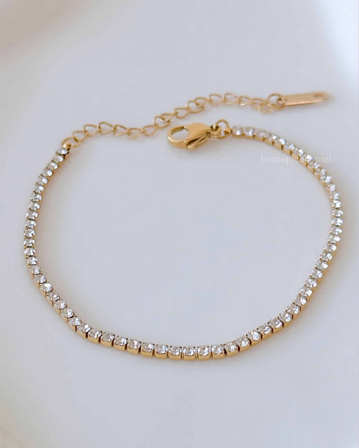 Thin Tennis Bracelet