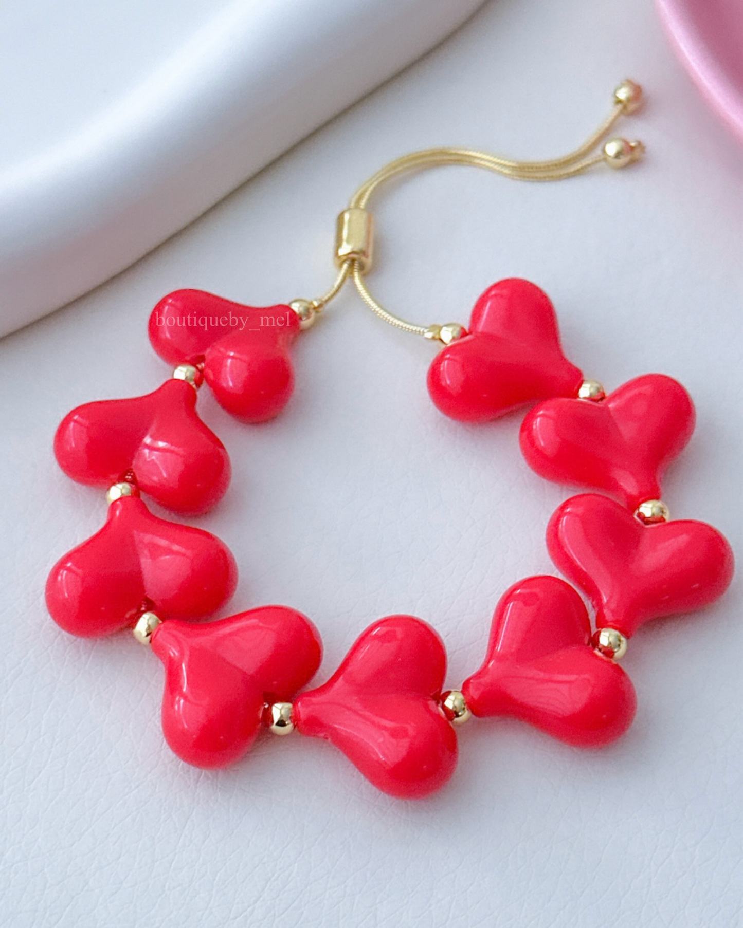 Red Hearts Bracelet