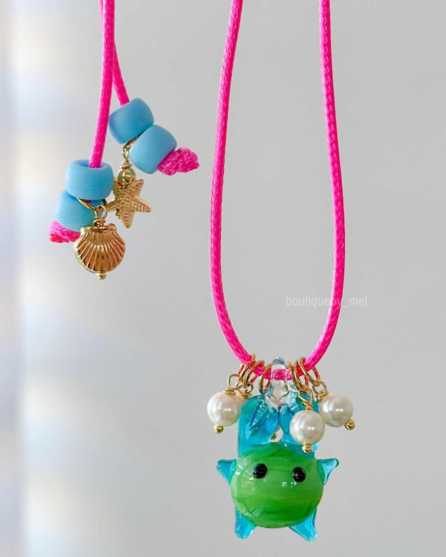 Tropical Crab Necklace
