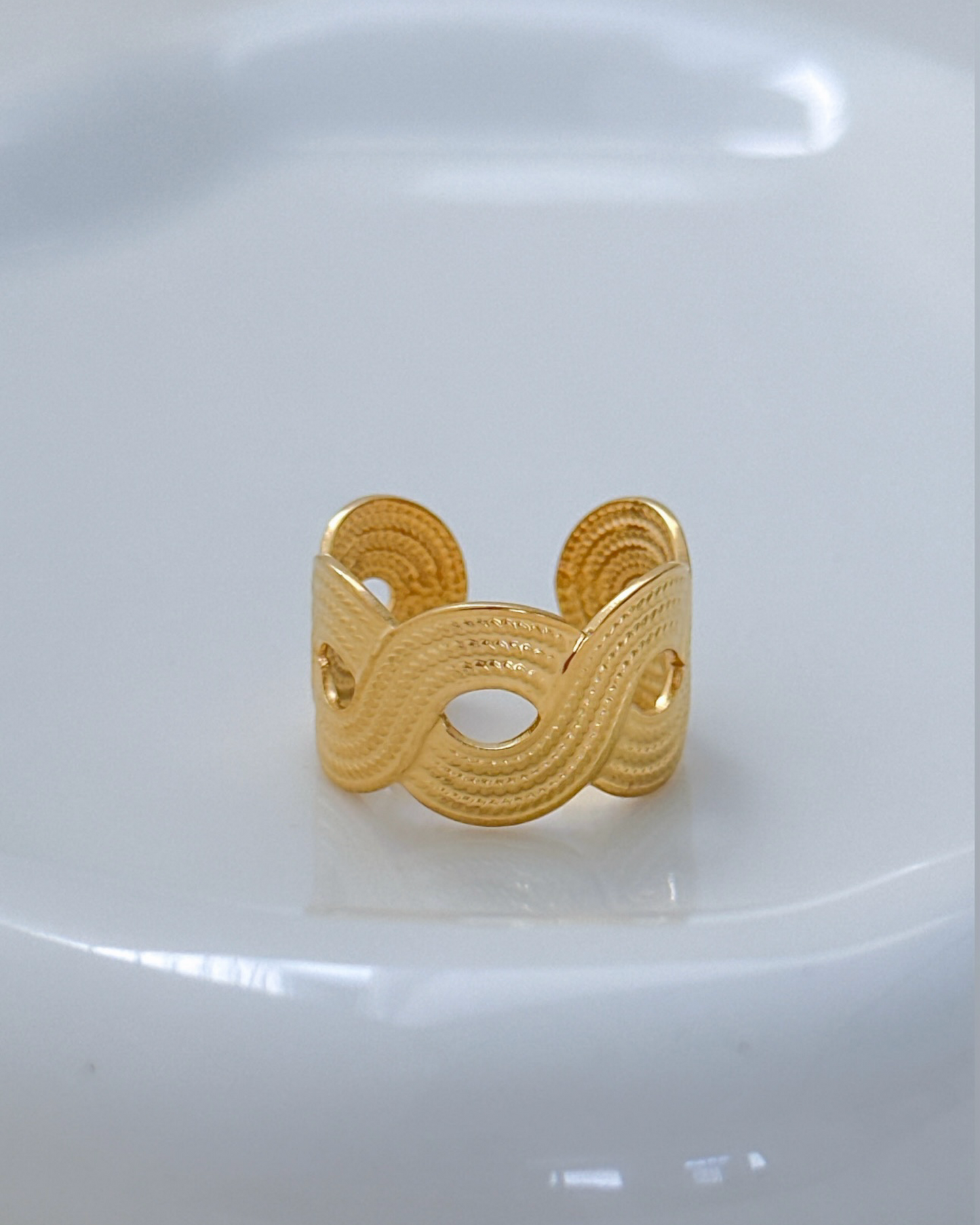 Golden Braid Ring