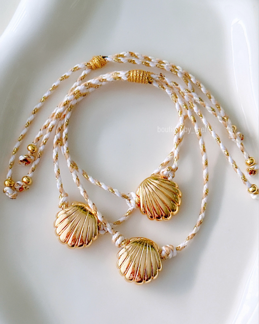 Sunlit Shell Bracelet