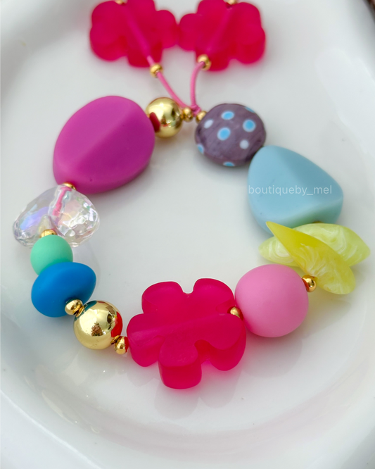 Fuchsia Bloom Bracelet