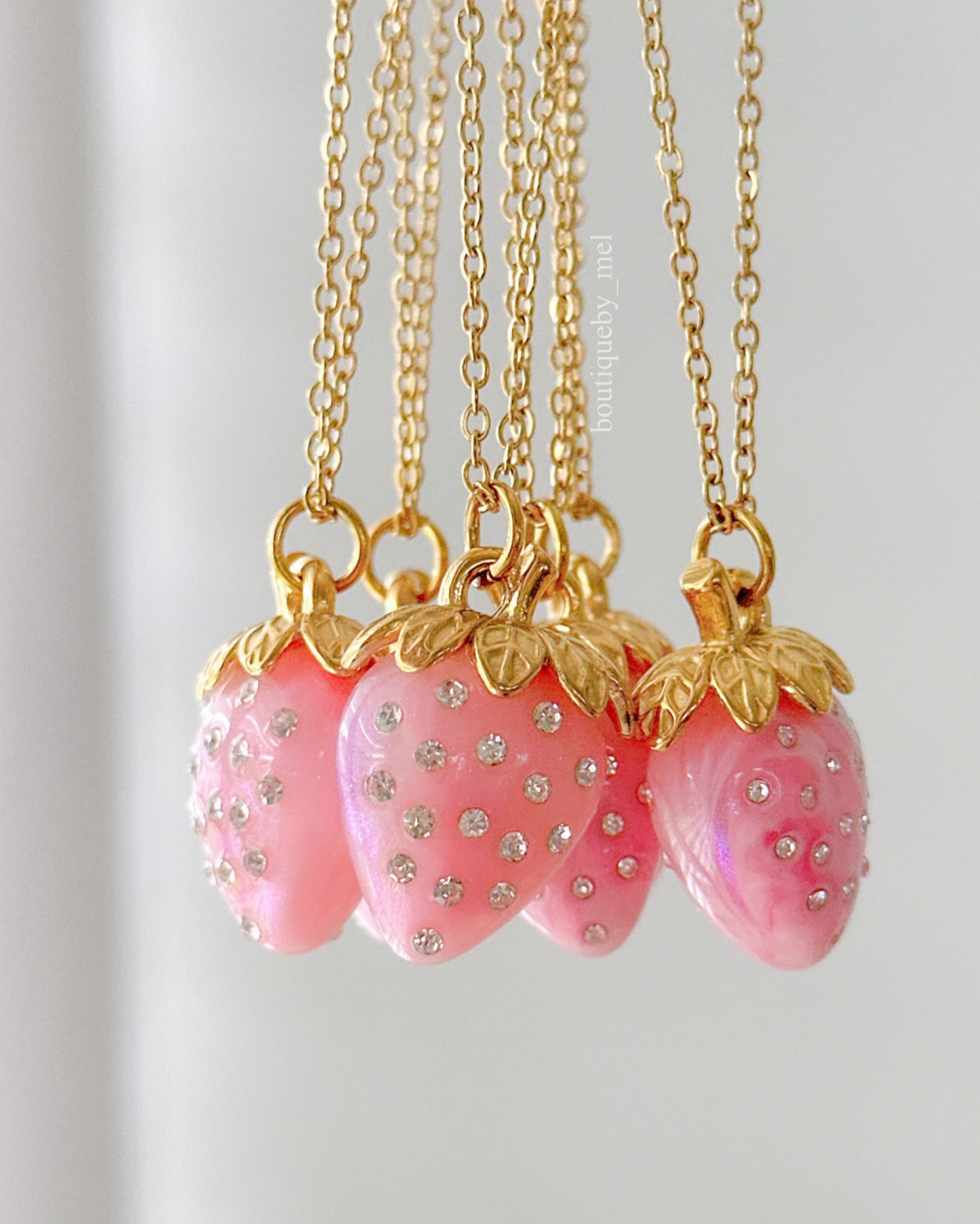 Strawberry Glow Necklace
