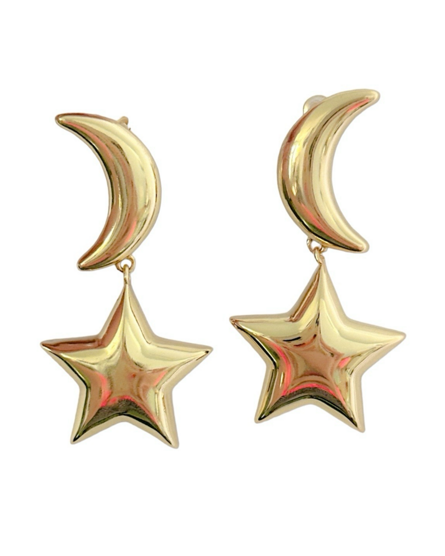 Moon & Star Earrings