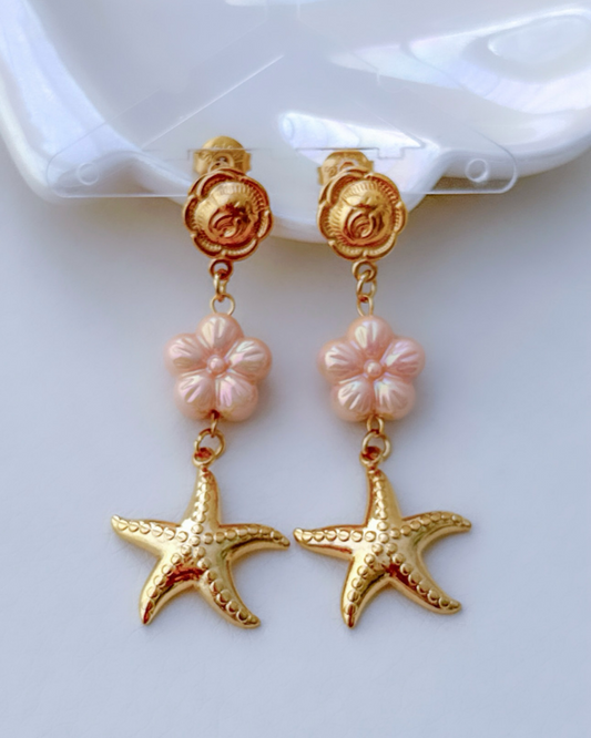 Tropical Starfish Earrings