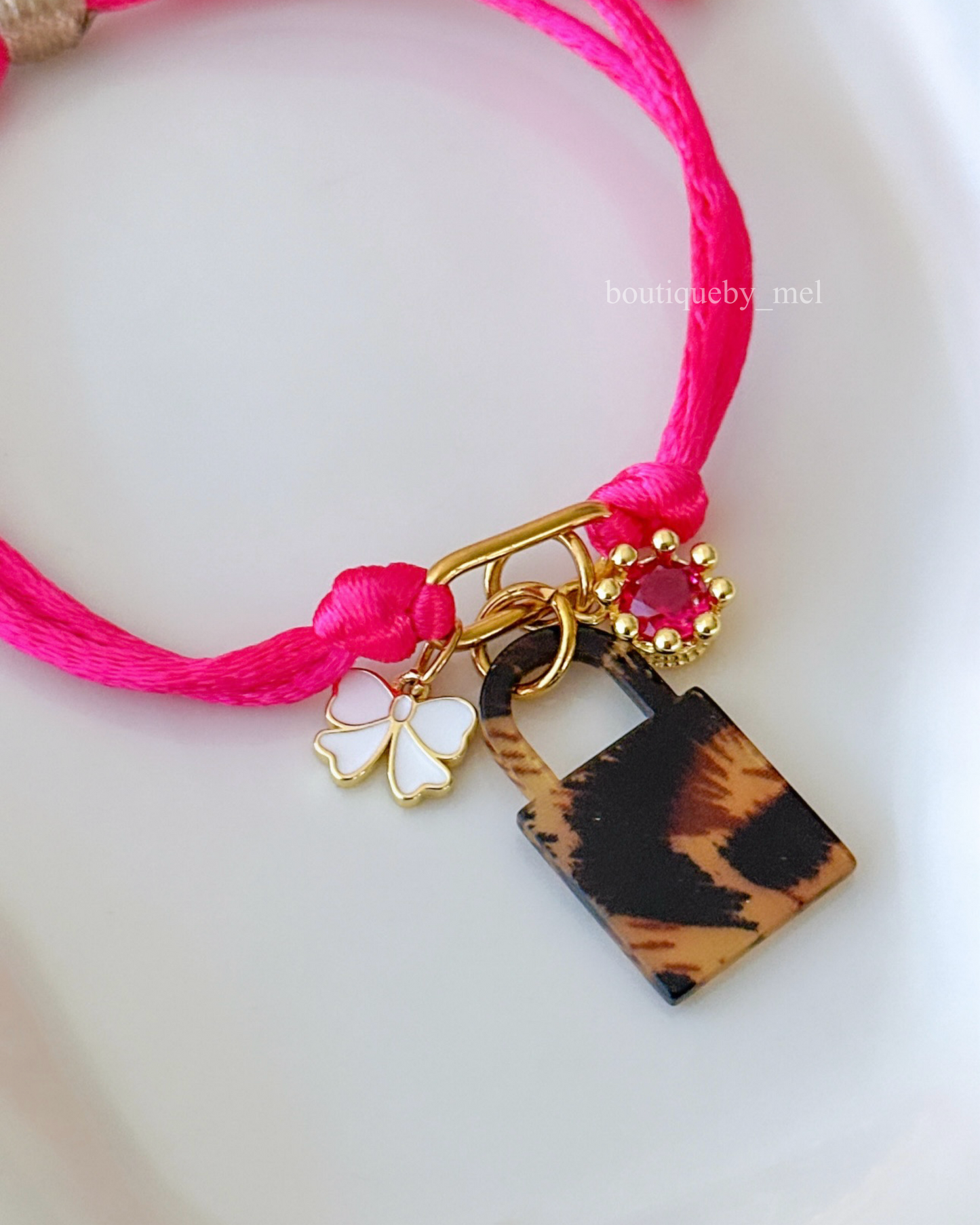 Hot Pink Safari Bracelet