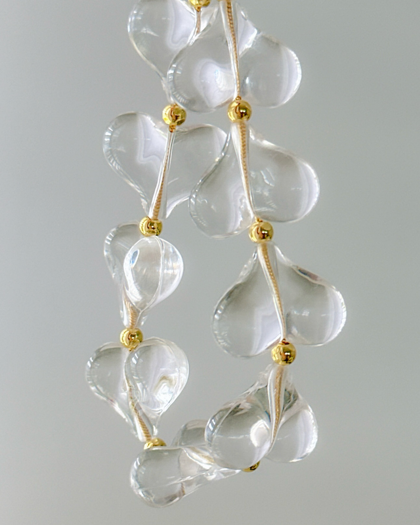 Transparent Hearts Bracelet