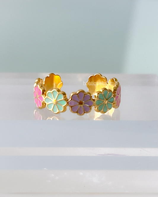 Tropical Plumeria Ring 🏝️🌺