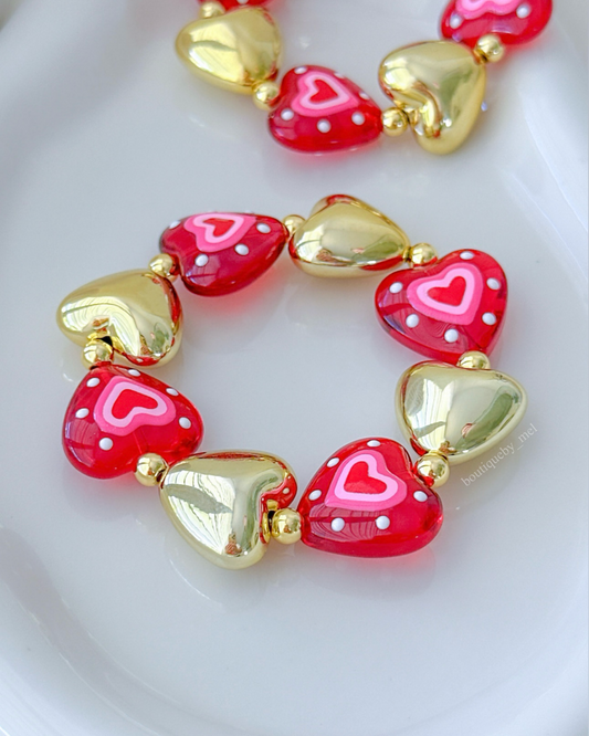 Candy Hearts Bracelet