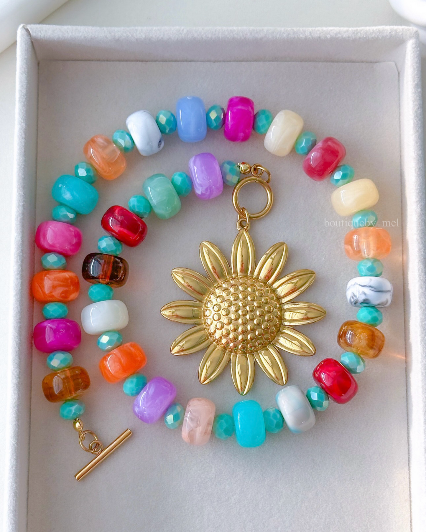 Sunflower Necklace