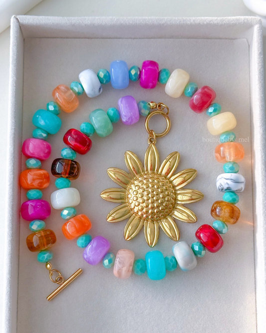 Sunflower Necklace