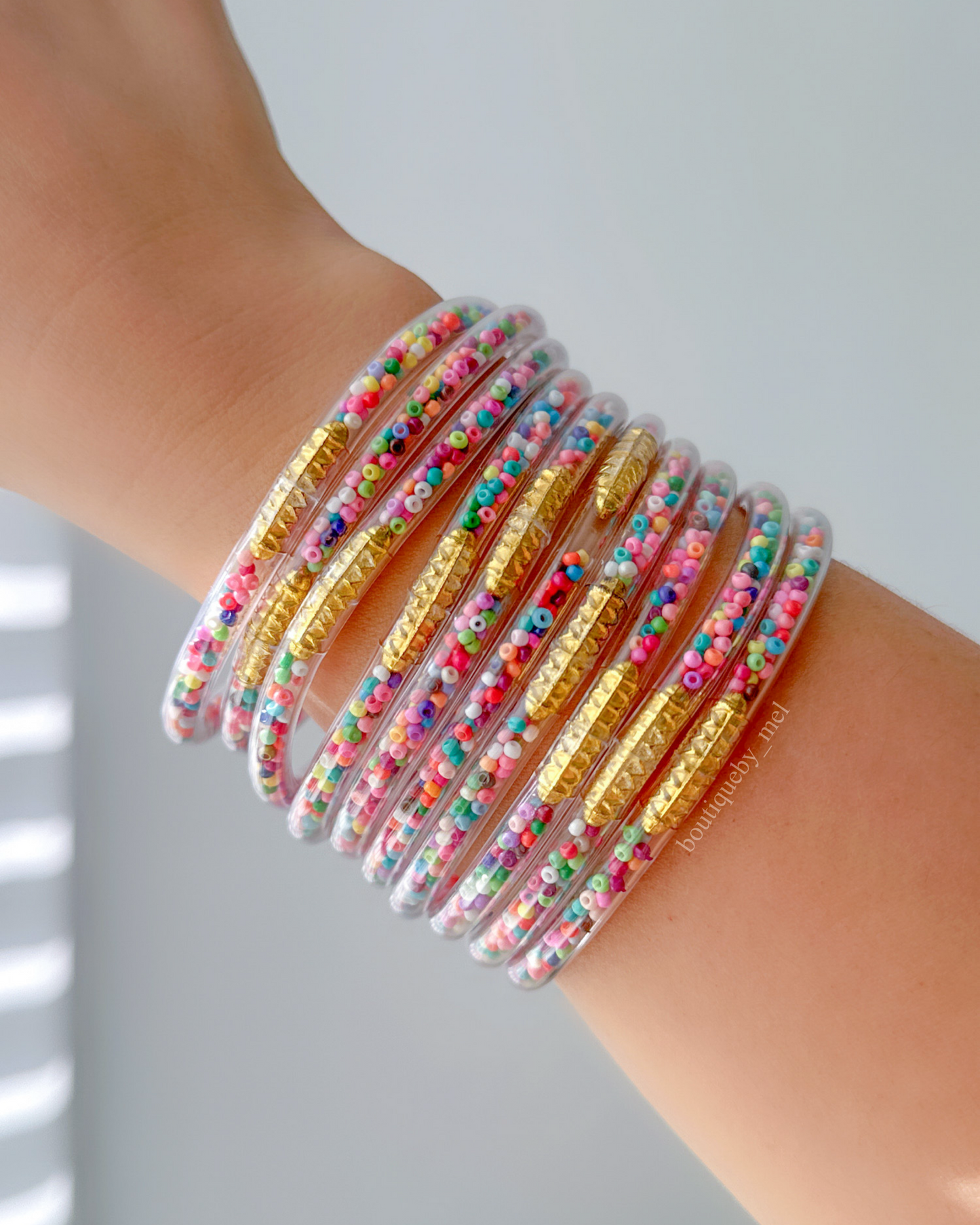 Sprinkles Jelly Bangles