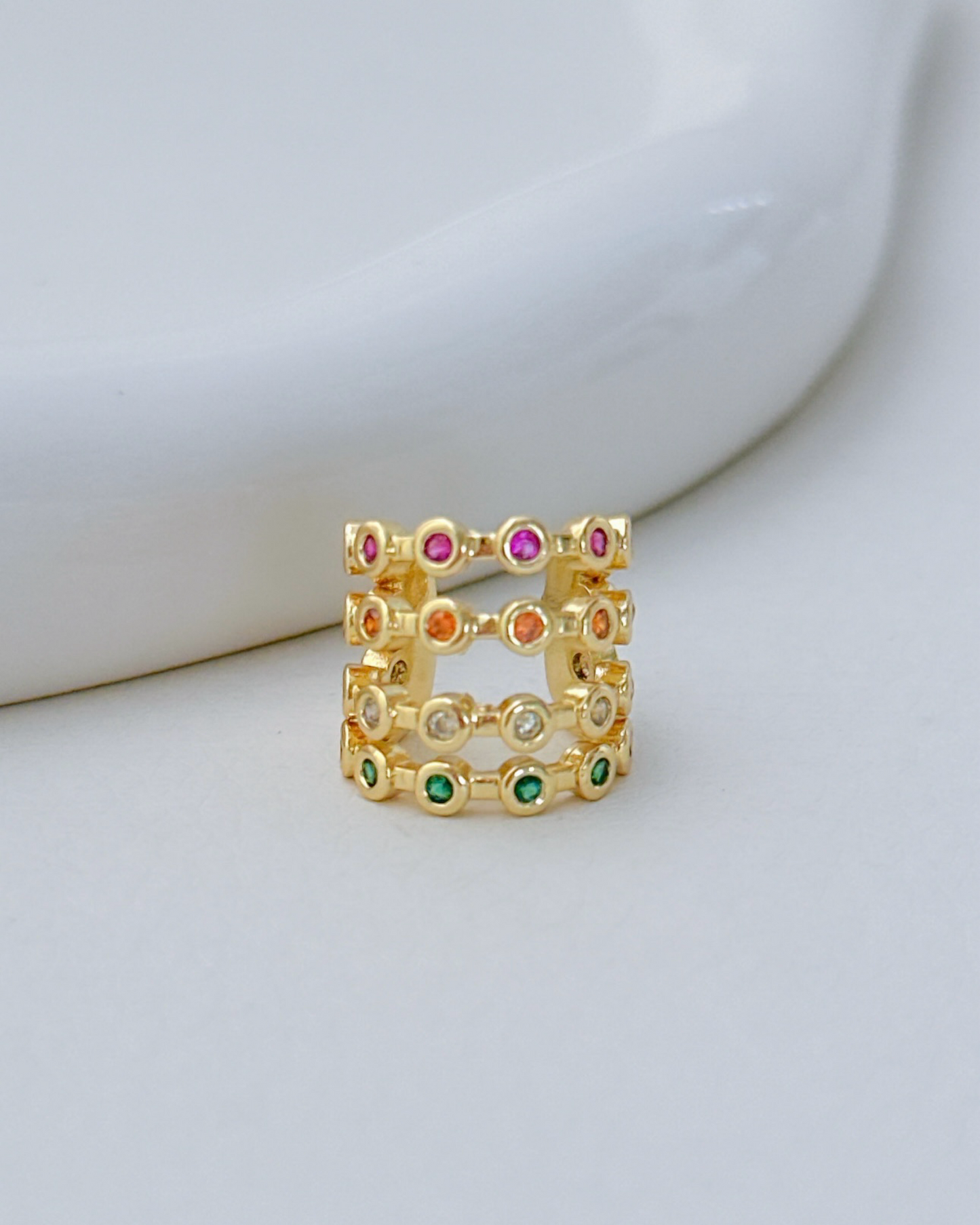 Colorful Cuff Earring