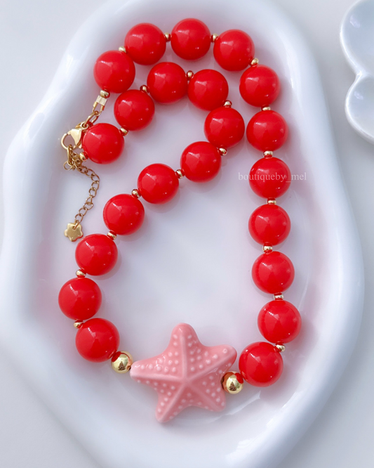 Red Sunset Necklace