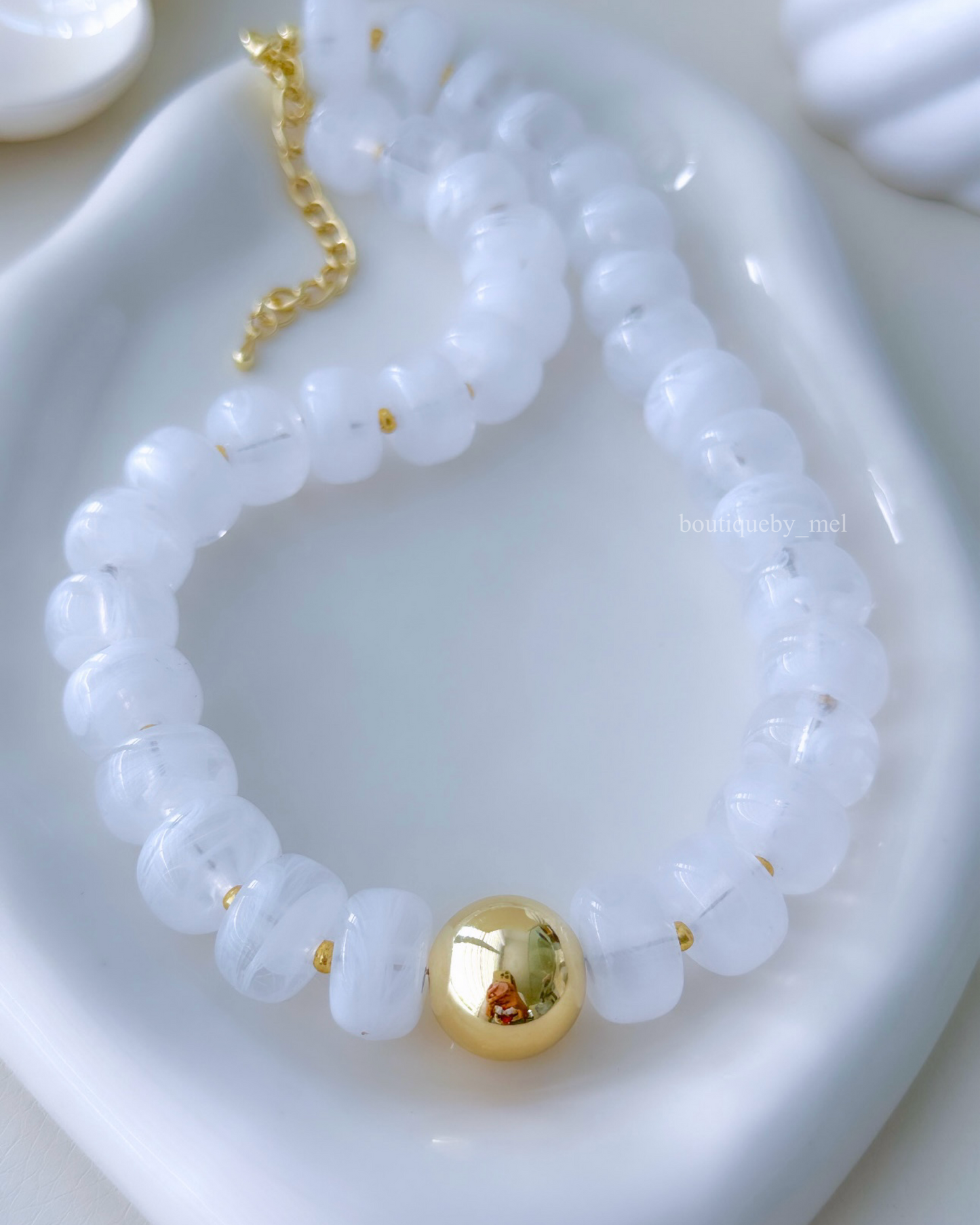 Amalfi White Necklace