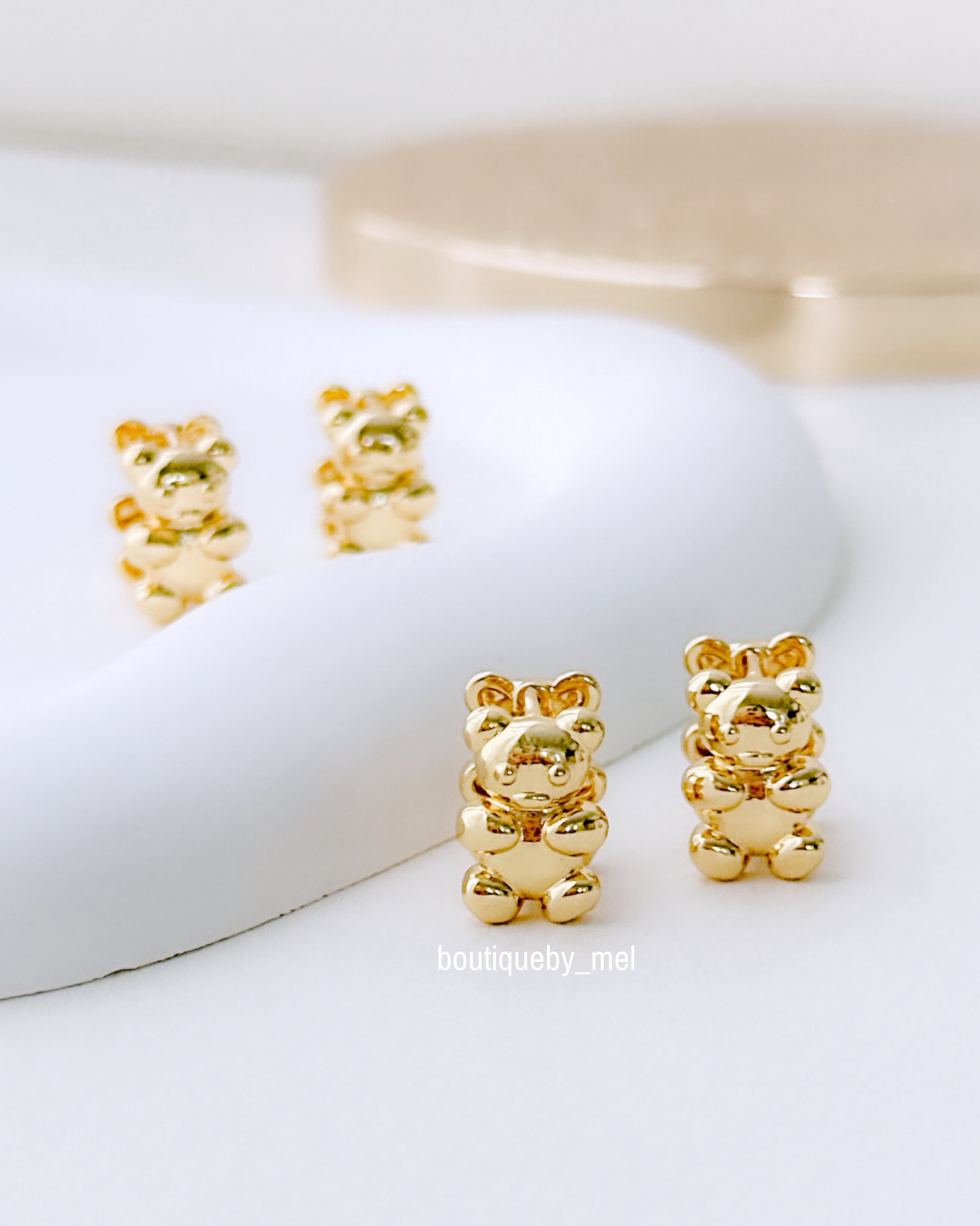 Golden Bear Earrings – Boutique by Mel