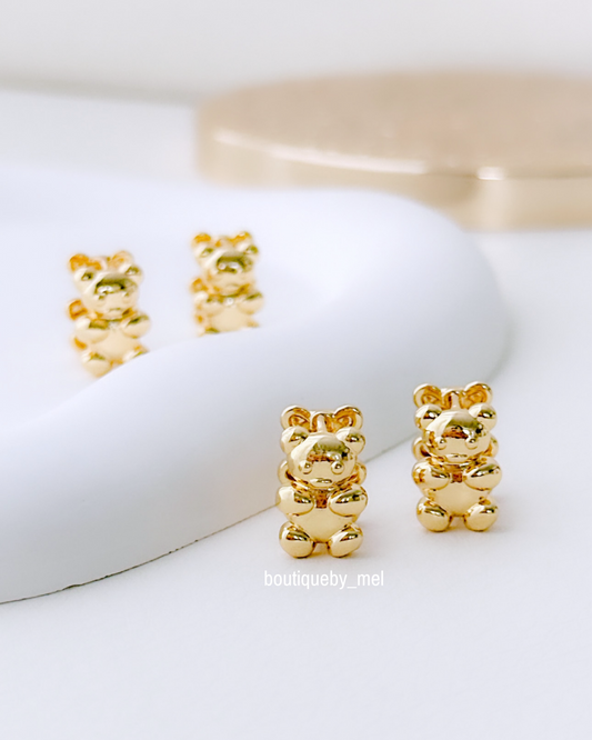 Golden Bear Earrings