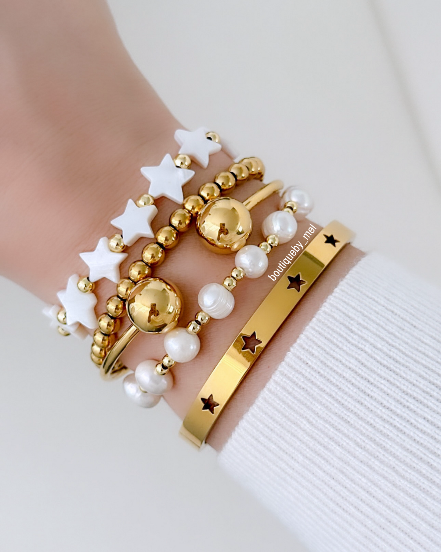 White Stars Bracelet