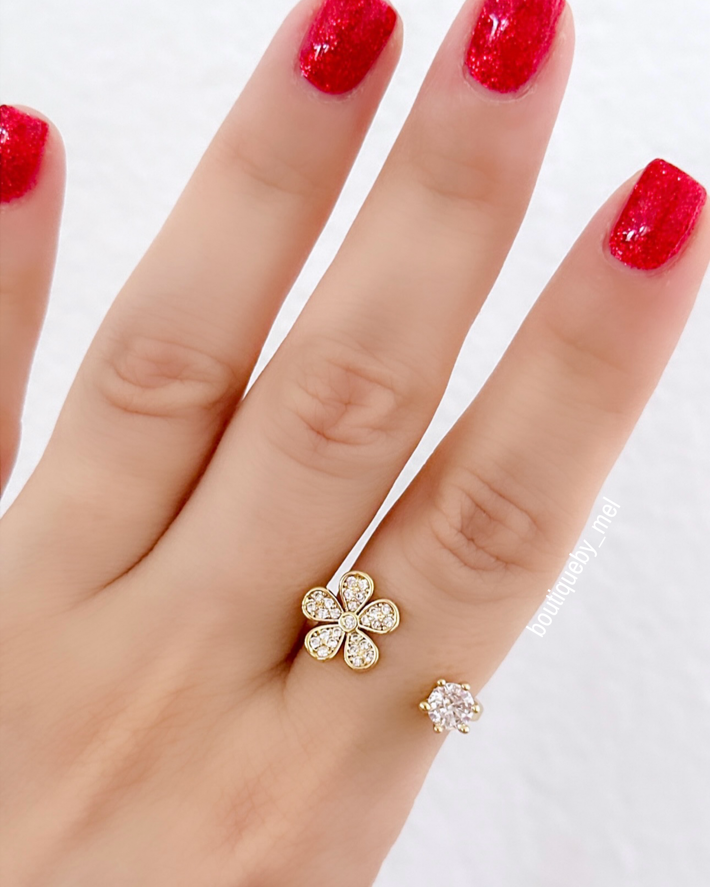 Shiny Daisy Ring