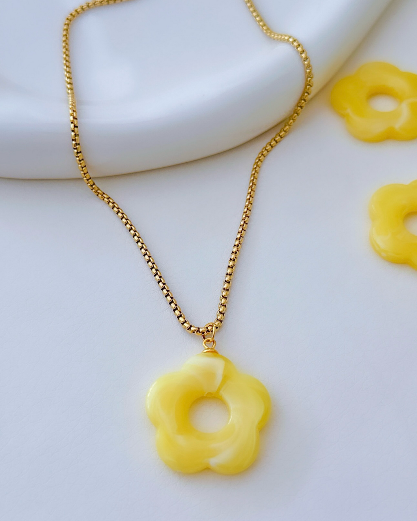 Yellow Blossom Necklace