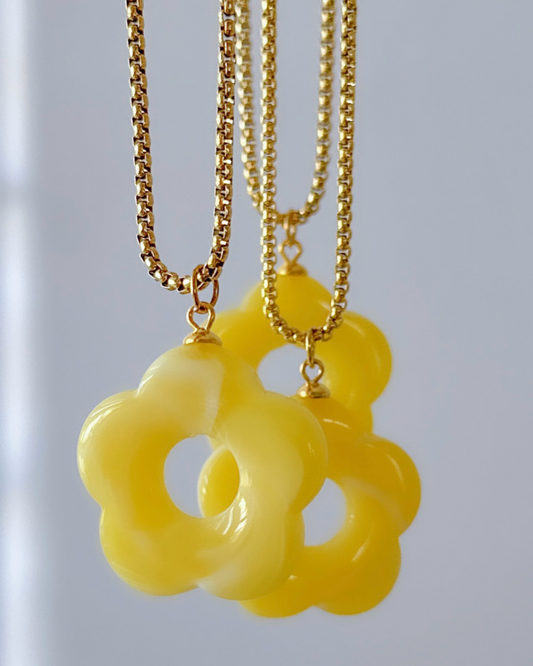 Yellow Blossom Necklace