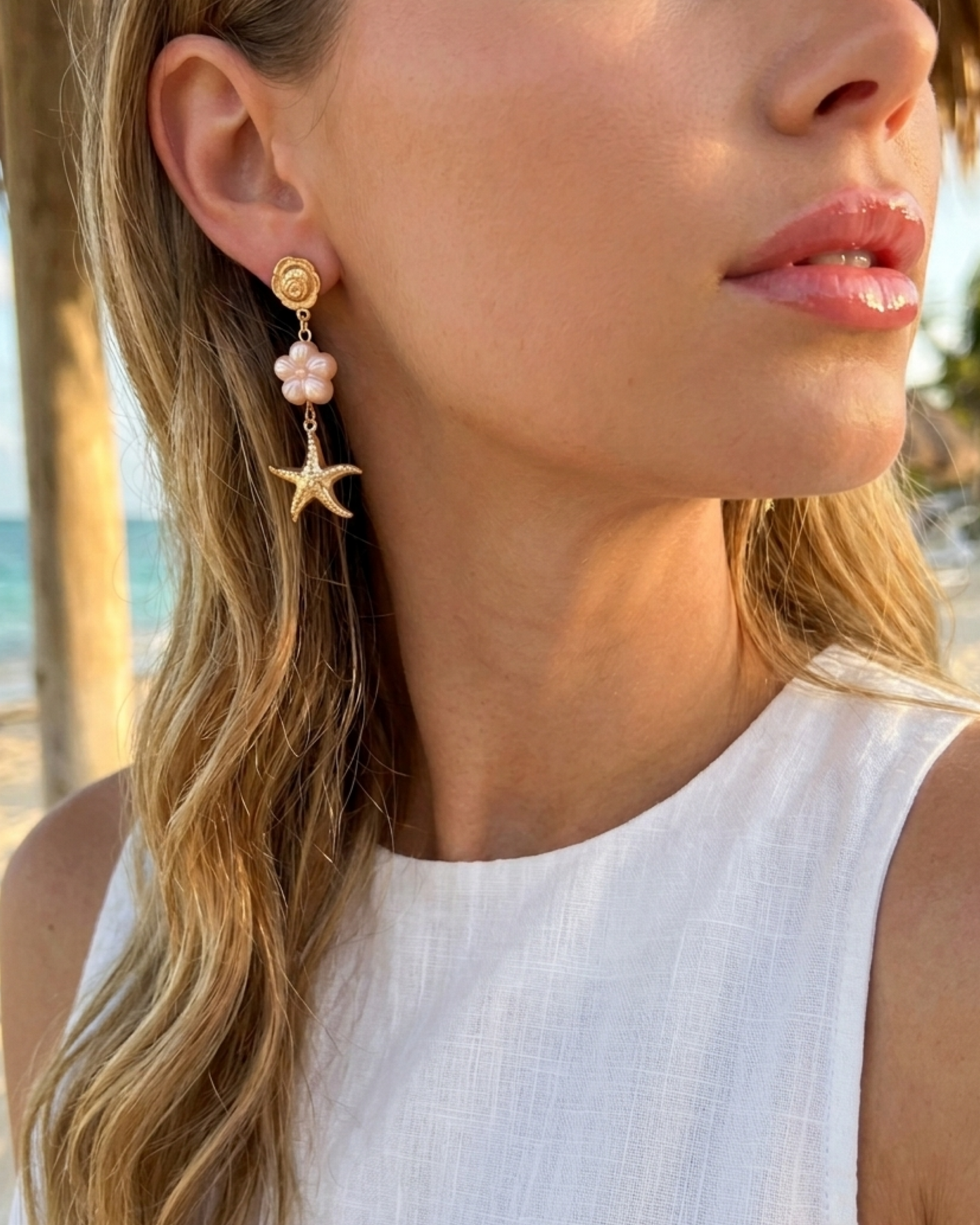 Tropical Starfish Earrings