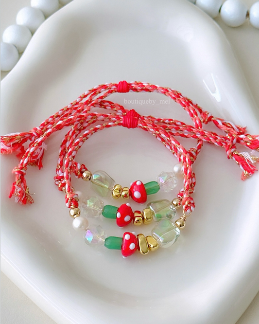 Red Mushroom Bracelet