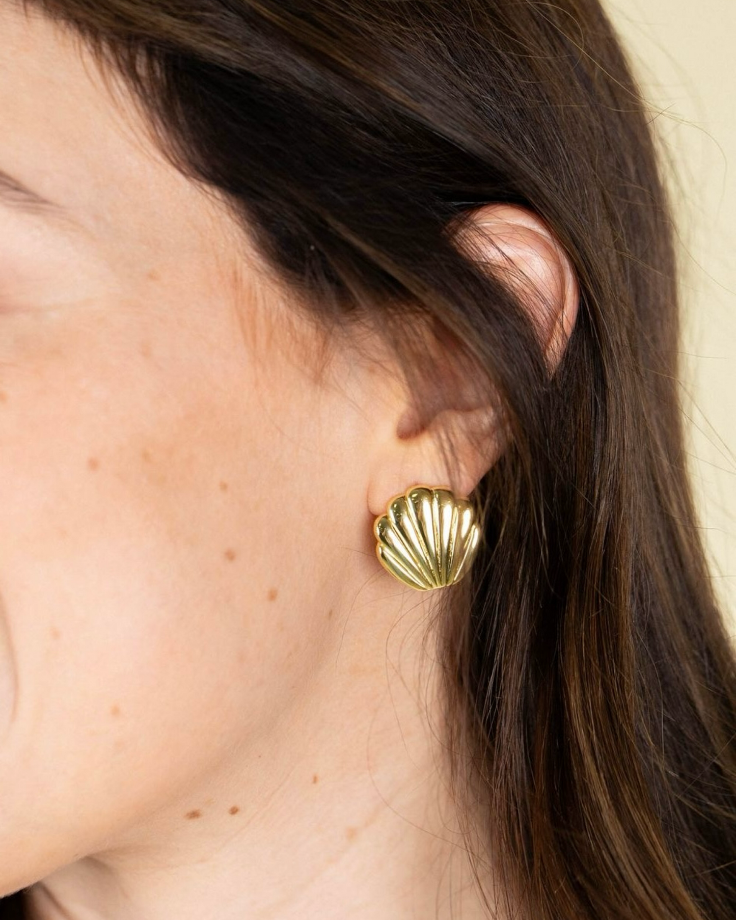 Golden Shell Earrings