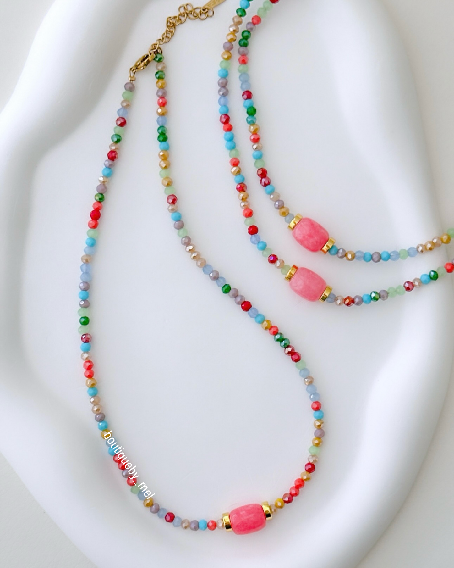 Pink Stone Necklace