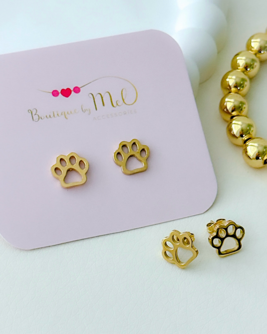 Dog Paw Earrings