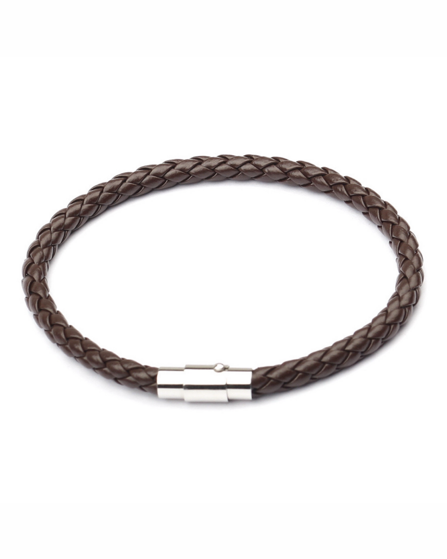 Men Coffee Leather Bracelet