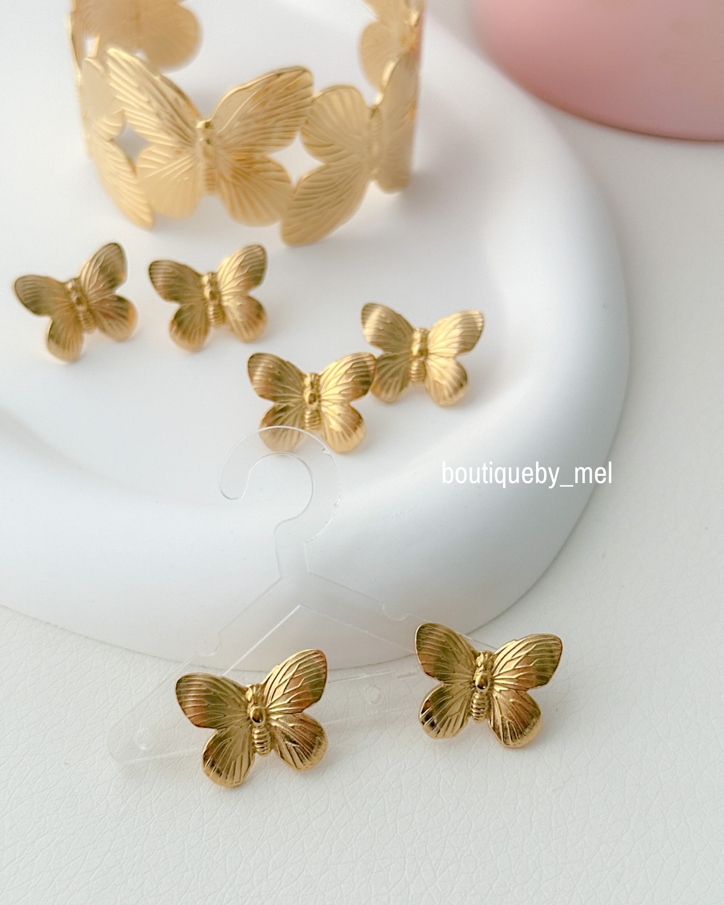 Golden Butterflies Earrings