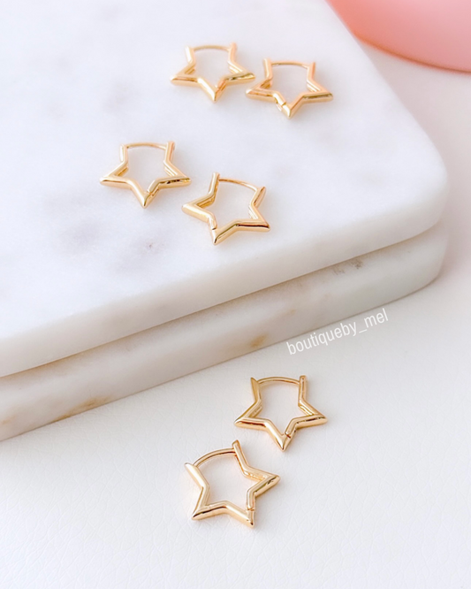 Small Star Earrings