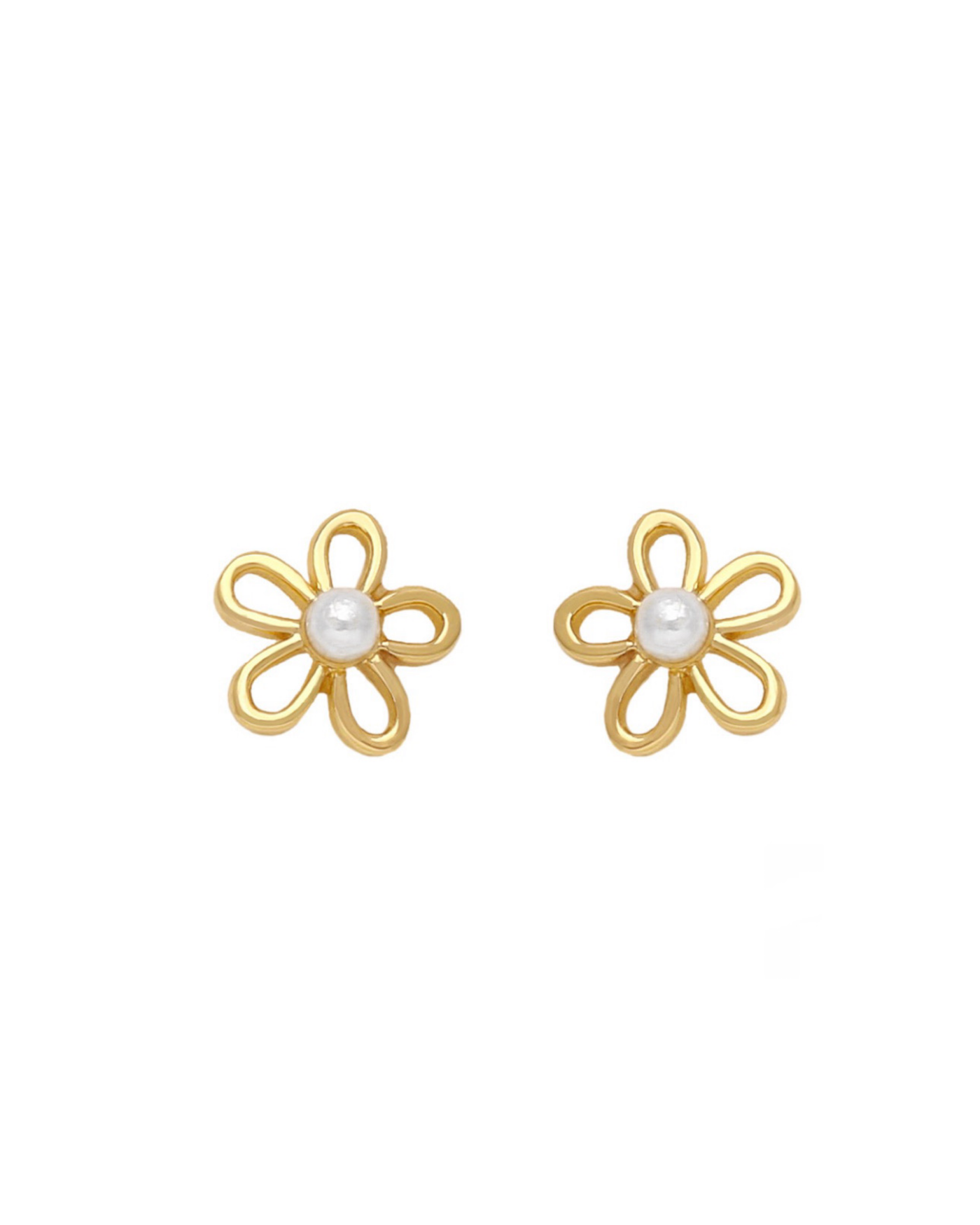 Daisy Mini Pearl Earrings