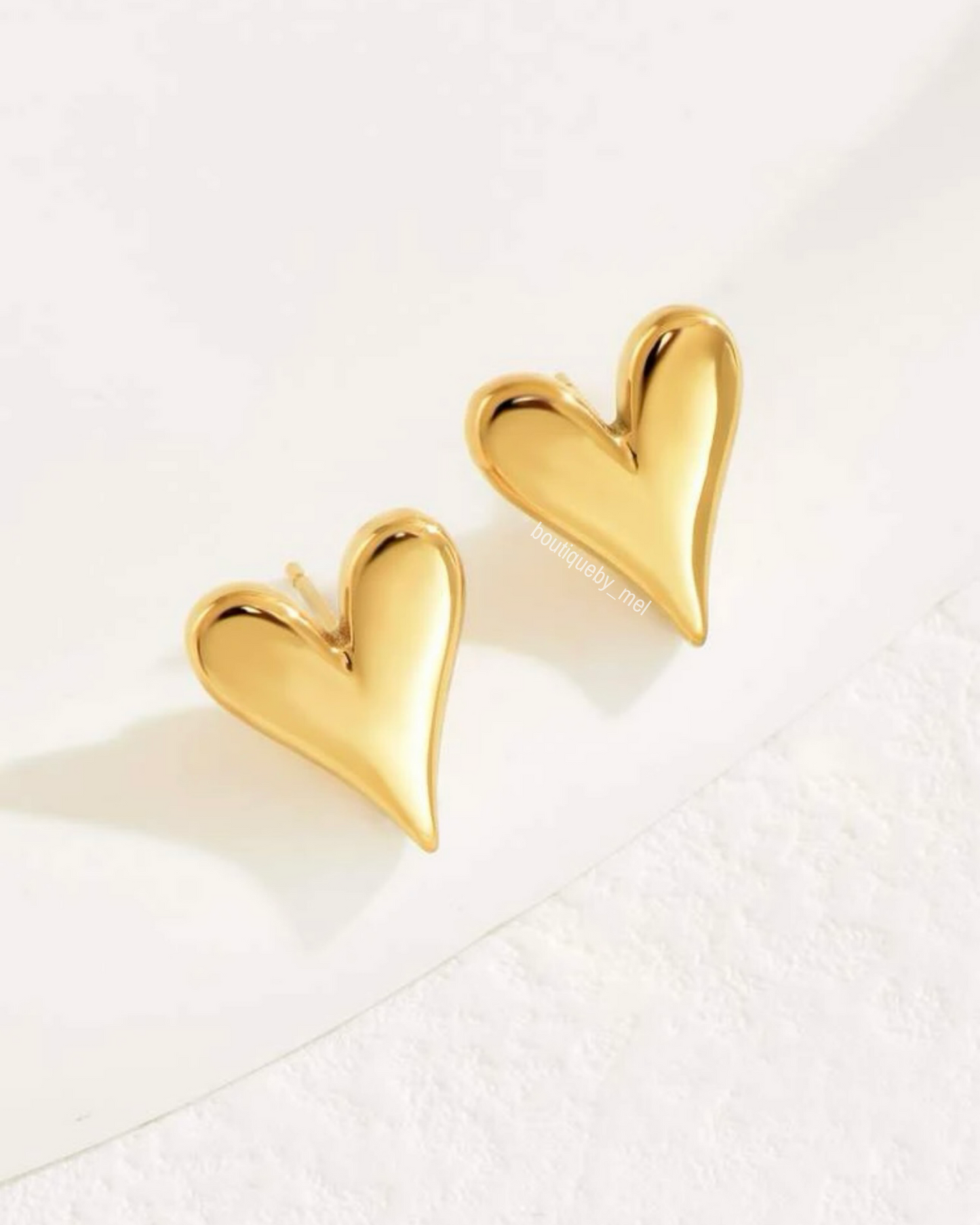 Golden Hearts Earrings